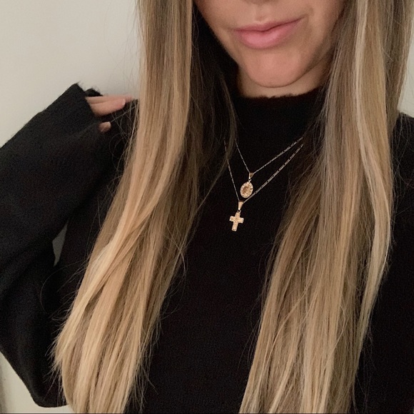 Crucifix Necklace | 18k Gold Filled - Picture 2 of 10